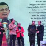 Gubernur Kepulauan Riau H. Ansar Ahmad menghadiri Perayaan Natal Oikoumene Kepri Tahun 2022 dan Tahun baru 2023 di Pasific Hotel, Batam/f.dok.Kominfo Kepri.