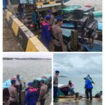 Beri Imbauan ke Penambang Boat Pancung di beberapa Pelabuhan Rakyat Kota Tanjungpinang, Senin (30/01/23)./f.dok.Humas Polresta Tanjungpinang.