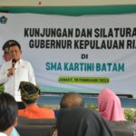 Gubernur Ansar silaturahmi ke SMA Kartini Batam, Jum'at (10/02/23)./f.dok.Kominfo Kepri.