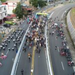 Peresmian Flyover Basuki Rahmat - Dompak dekat Simpang Ramayana, Tanjungpinang oleh Gubernur Kepulauan Jum'at (03/02/23).f.dok.Kominfo Kepri.