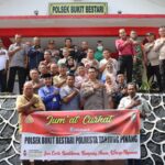 Pelaksanaan Jum'at Curhat di Polsek Bukit Bestari Polresta Tanjungpinang, Jum'at (03/02/23).f.dok.Ratih