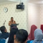 Imigrasi Kelas I A Tanjungpinang Gelar Sosialisasi Keimigrasian Seputar Aplikasi M- Paspor./f.dok.Ratih.