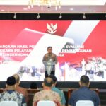 Kapolri Jenderal Listyo Sigit Prabowo dalam acara Penerimaan Penghargaan Kemenpan-RB Gedung Mabes Polri Jakarta Selatan, Selasa (21/02/23)./f.dok.Red.