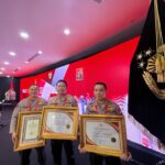 Polresta Tanjungpinang Raih Penghargaan Pelayanan Publik Kategori “Pelayanan Prima” dari Kemenpan-RB RI.Selasa (21/02/23).f.dok Hms.