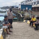 Patroli Sinar Biru di seputaran pelabuhan dermaga Kuning Pulau Penyengat dan Pelabuhan Kuala Riau Plantar II Tanjungpinang. Rabu (01/03/23)./f.dok.Hms.