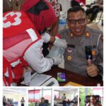 Pelaksanaan Bakti Sosial Donor Darah Polres Bintan, Jum'at (02/03/23)./f.dok.Hms.