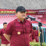 Kalapas Kelas IIA Tanjungpinang Maman Herwaman saat Membuka Kegiatan Event Porsenap di Lapas Kelas IIA Tanjungpinang, Selasa (14/03/23)./f.dok.Red.