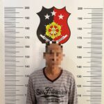 Tersangka Pencabulan Anak di bawah umur ( SB) yang diringkus Polresta Tanjungpinang, Kamis (23/03/23)/f.dok.Hms.