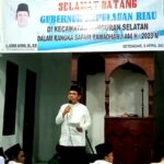 Safari Ramadhan Gubernur Ansar di Masjid Asyukro, Dusun Setengar, Desa Cemaga Selatan, Kecamatan Bunguran Selatan, Natuna, Rabu(05/04/23)/f.dok.DK.