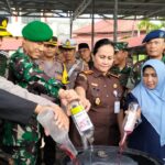 Polresta Tanjungpinang Musnahkan Barang Bukti Hasil Operasi Pekat dan Patroli KRYD Selama Ramadhan 1444 H, Senin (17/04/23)/f.dok.Rat.