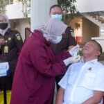 Jaksa Agung ST.Burhanuddin saat ikuti Swab Antigen, Selasa (25/04/23)/f.dok.Red.