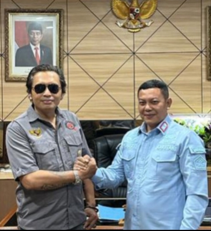 Dewan IPM Lilik Adi Goenawan bersama Karutan Kelas I Jakarta Pusat Fauzi Harahap./f.dok.Red.