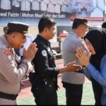 Momen Halal Bihalal Personil dan PJU Polresta Tanjungpinang, Senin (01/05/23)/f.dok.Hms.