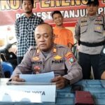 Kapolsek Tanjungpinang Kota AKP Susetyo saat pimpinan konferensi pers ungkap kasus tindak pidana pencurian, di Polsek Kota Polresta Tanjungpinang Kamis (25/05/23)/f.dok.Rat.