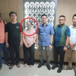 Tersangka Korupsi Faly Kartini Simanjutak (DPO)Korupsi Kredit Pinjaman Bank BPD Riau Cabang Batam saat ditangkapnya dan diamankan oleh Tim Tabur Kejati Kepri/f.dok.Pnkm.