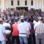 Polres Karimun Amankan Unjuk Rasa Nelayan di Gedung DPRD, Selasa (30/05/23)/f.dok.Hms.