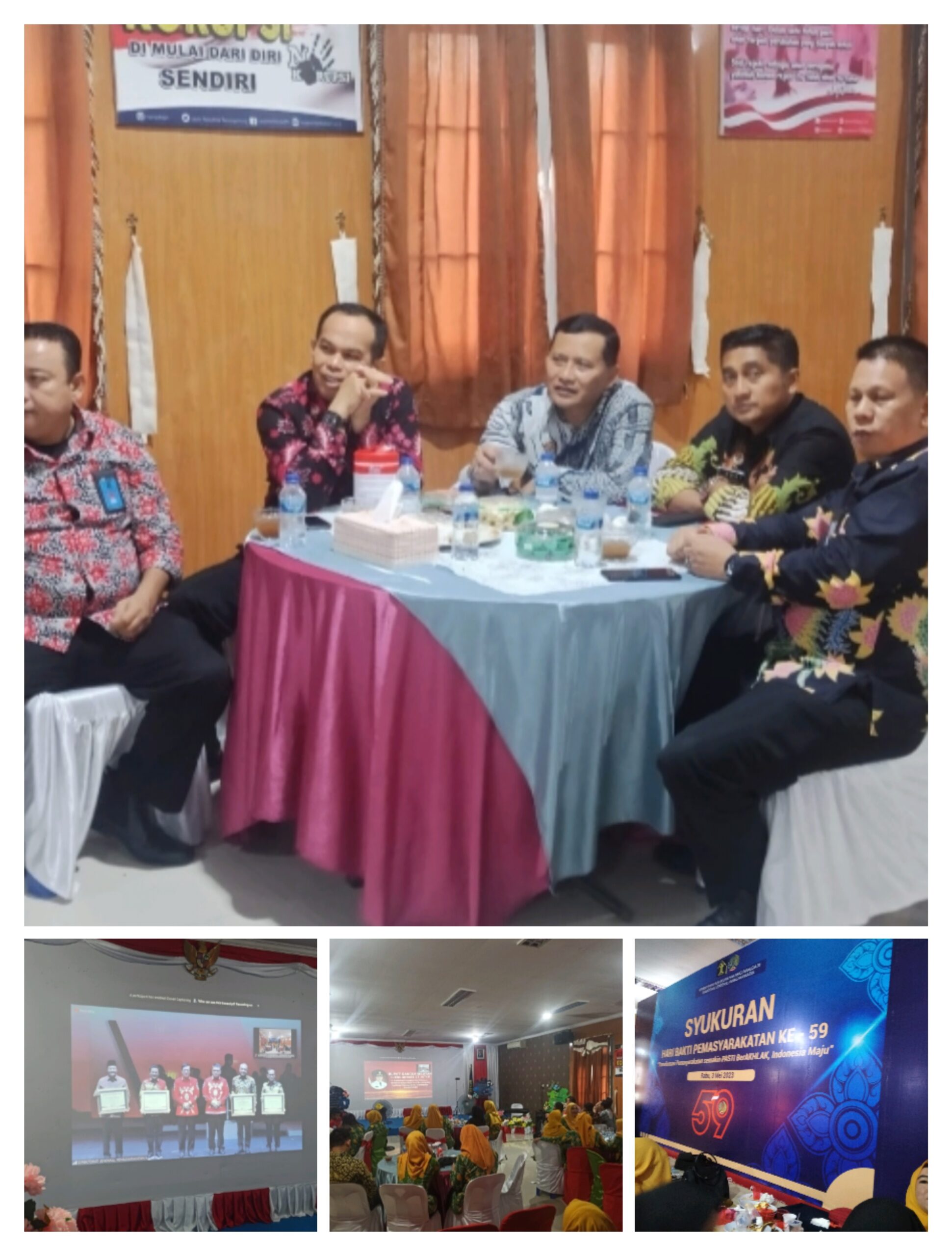 Syukuran dan Halal bihalal Lapas Narkotika Kelas IIA Tanjungpinang, Rabu (03/04/23)/f.dok.Red.