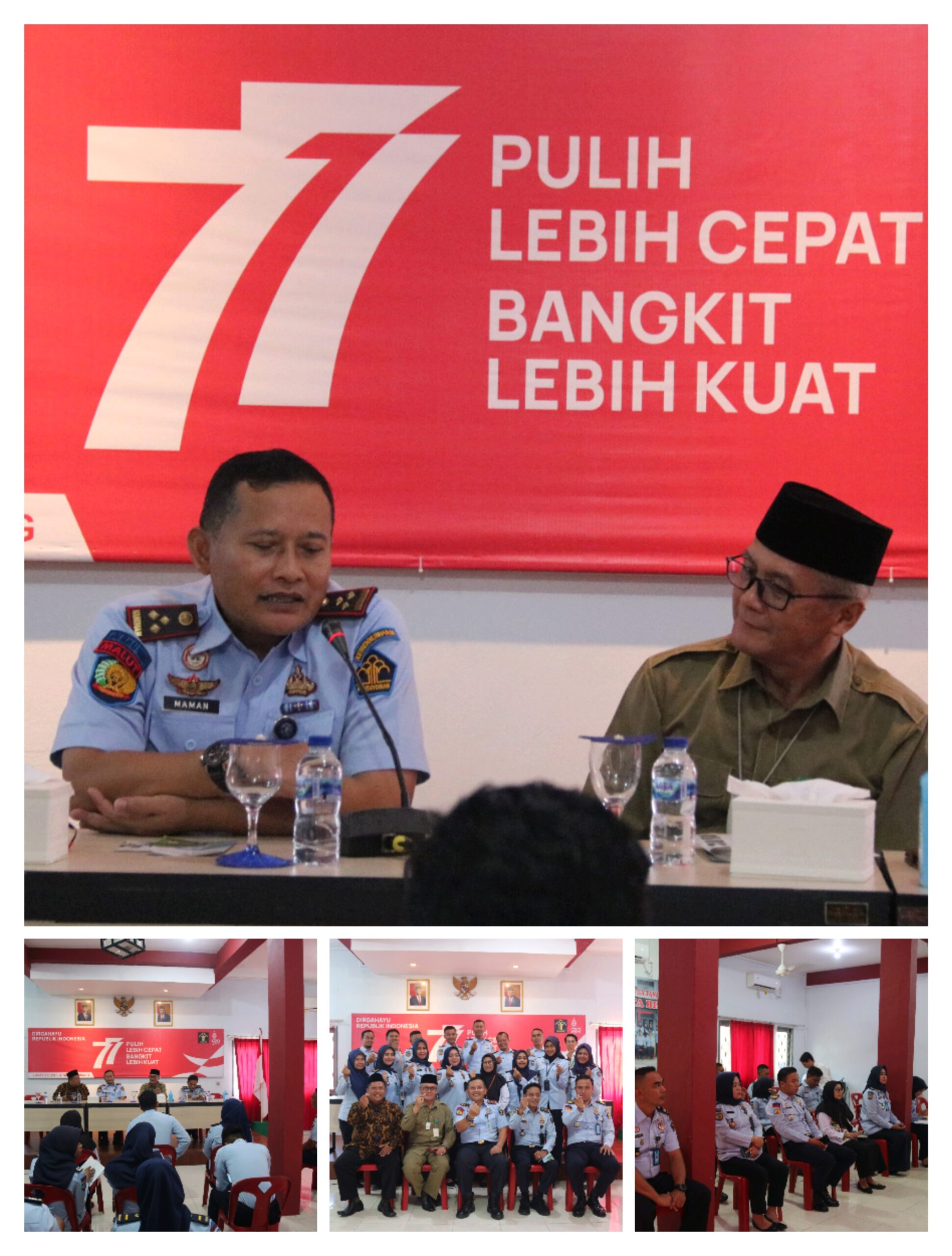 Sosialisasi BAZNAS Kepri tentang Zakat di Lapas Kelas IIA Tanjungpinang, Senin (12/06/23)/f.dok.Red.