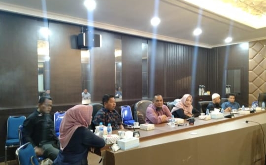 Pelaksanaan rapat penyerapan anggaran kegiatan masyarakat oleh DPRD Kabupaten Bintan, Senin (19/06/23)/f.dok.Red.