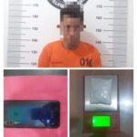 Tersangka dan barang bukti yang berhasil diamankan Polisi, Senin (19/06/23)/f.dok.Hms.