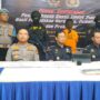 Konferensi pers pengungkapan kasus tindak pidana hasil penindakan Narkotika, Psikotropika, dan Prekursor KPPBC TMP B Tanjungpinang, Selasa (26/09/23)/f.dok.Rat.