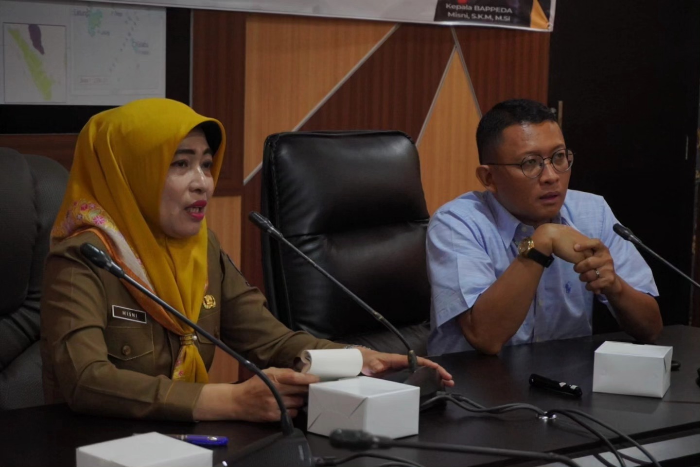 Kepala Bappeda Kepri Misni, dalam penyampaian kegiatan penguatan kapasitas SDM Kelitbangan, Selasa (25/10).
