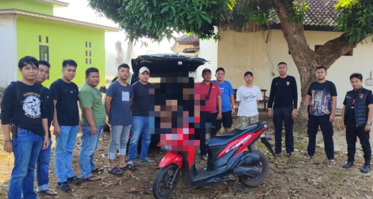 Polres Lampung Timur menangkap Pelaku curanmor / F Dok. Ako