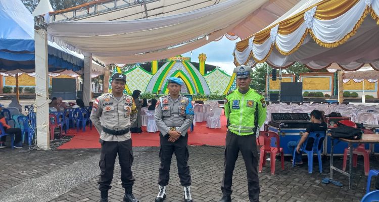 Personil Polres Bintan Pengamanan MTQH ke13, tingkat Kabupaten Bintan 2024/f.dok/Rat.