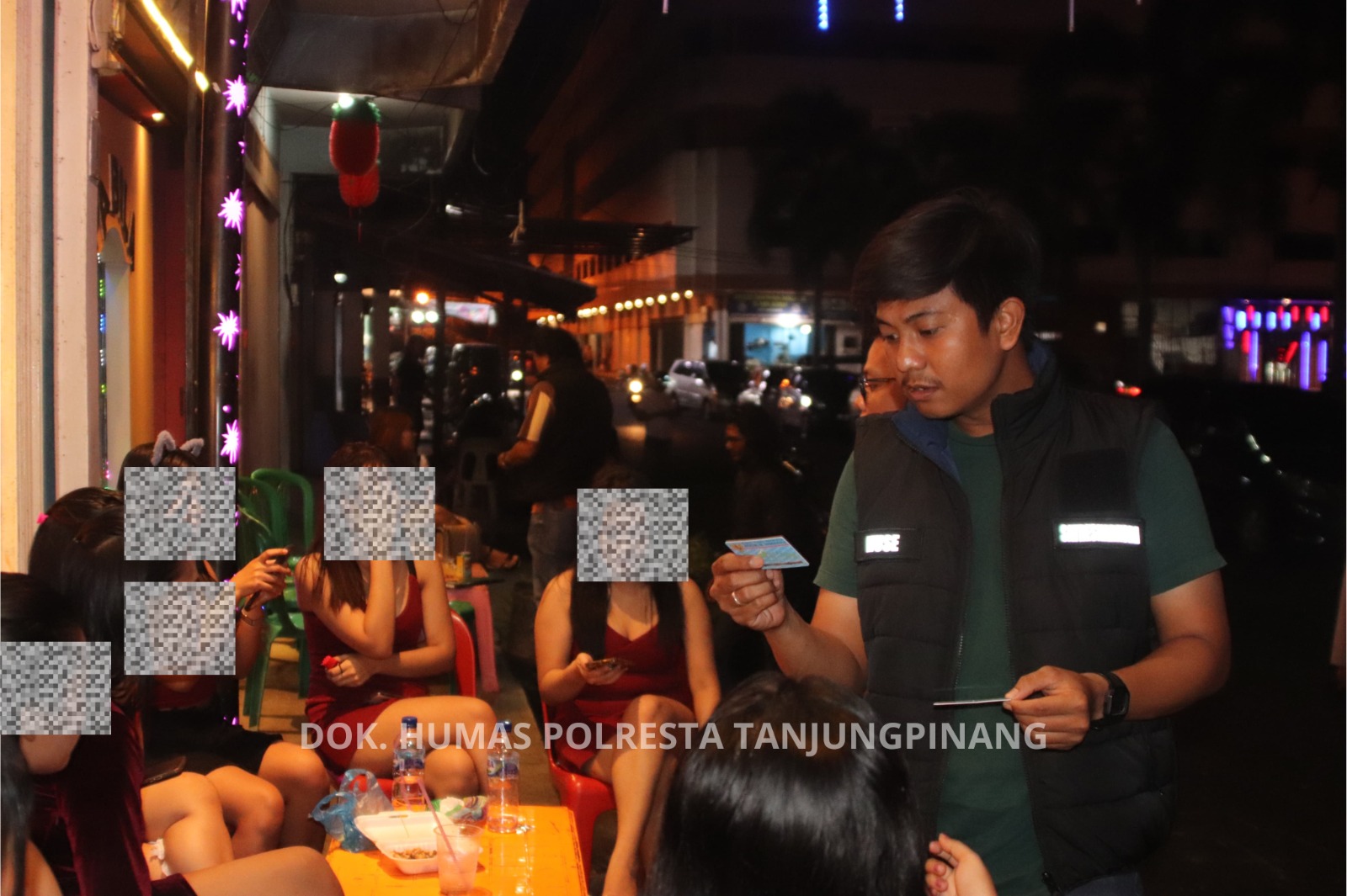 Polresta Tanjungpinang Patroli Tempat Hiburan Malam di Wilayah Hukum Polresta Tanjungpinang, Sabtu (11/05/24) malam.