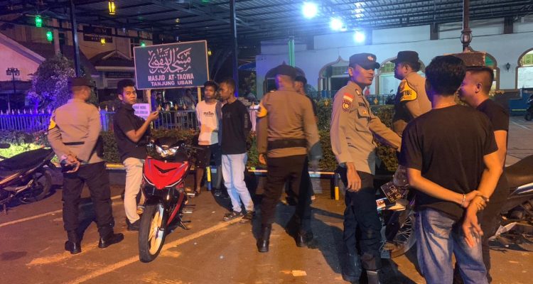 Polres Bintan Patroli Cegah Balap Liar di Wilayah Hukumnya, Sabtu (11/05/24) malam/f.dok.Hms.