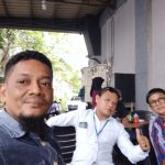 Ketum Asril Masbah didampingi Jubir Permak Jaya saat Silahturahmi dengan Stafsus Gupri, Selasa (21/05/24)/f.dok.Red.