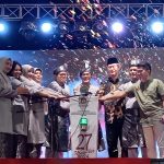 Peluncuran Pemilihan Gubernur Kepri dan Wakil, Walikota dan Wakil Walikota Tanjungpinang 2024 oleh KPU Kota Tanjungpinang, Sabtu (25/05/24) malam/ f.dok.Rat.