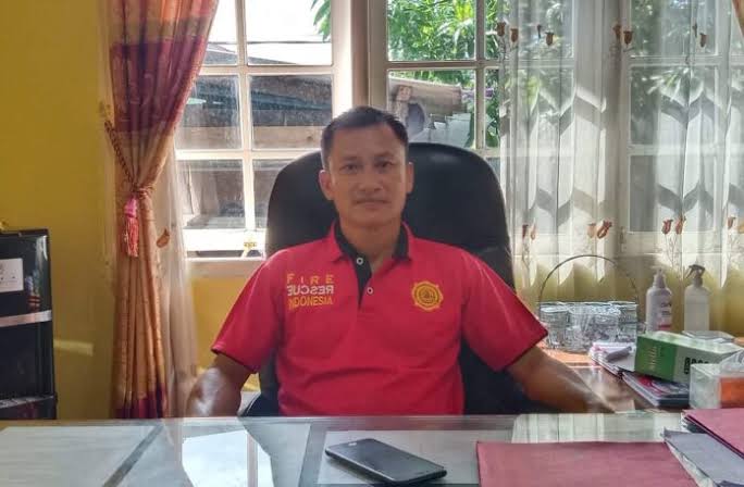 Kepala Dinas (Kadis) Pemadam Kebakaran (Damkar) Kabupaten Natuna, Syawal/f.dok.Ilham.