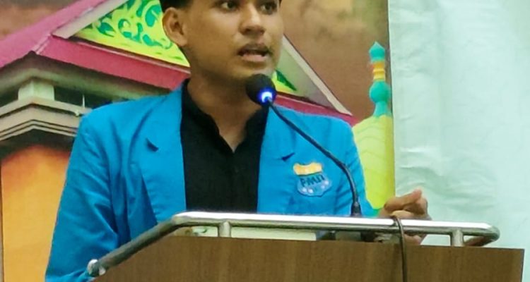 Ketua PC PMII Tanjungpinang-Bintan, Andi Sarippudin/f.dok.Red.