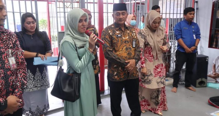 Dinkes Bintan Beri Penyuluhan Kesehatan ke WB Lapas Narkotika Kelas IIA Tanjungpinang, Jumat (14/06/24) /f.dok.Hms.