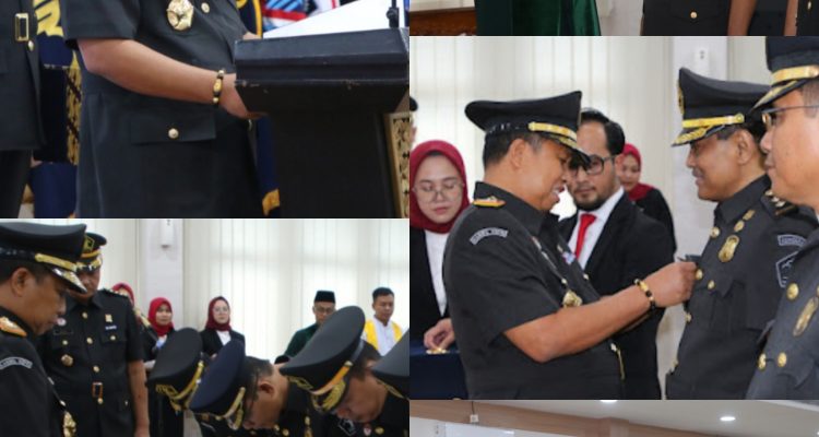 Kakanwil Kemenkumham Kepri saat Melantik 38 Pejabat Manajerial dan Manajerial, Jumat (07/06/24) /f.dok.Hms.