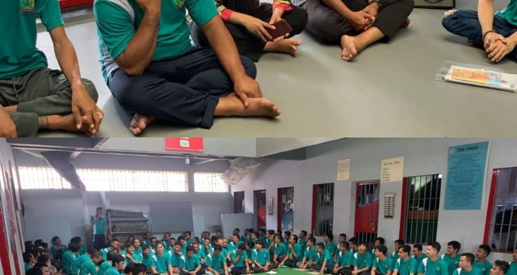 Lapas Narkotika Kelas IIA Tanjungpinang Jalankan Program Rehabilitasi Sosial Bagi WBP Kamis (13/06/24)/f.dok.Rat.