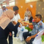 Momen Kalapas Narkotika Kelas IIA Tanjungpinang, Edi Mulyono saat ikuti Cwk Kesehatan, Senin (15/07/24) /f dok.Rat.