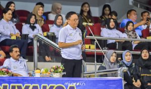 Kajati Kepri saat membuka Turnamen Futsal antar SMA Sederajat, Kamis (12/07/24) /f.dok.Rat.