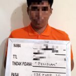 Tersangka penipuan di Bintan yang diamankan Polisi pada Jumat (12/07/24) /f.dok.Hms.