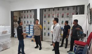 Polres Bintan Siap Kawal Pilkada 2024: Kabagops dan Kasat Intelkam Jalin Sinergi dengan KPU Bintan, Rabu (17/07/24) /f.fok.Rat.
