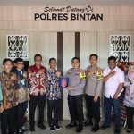 Silahturahmi KPUD Bintan dan Polres Bintan Berkolaborasi untuk Keamanan Pilkada 2024, Jumat (19/07/24)/f.dok.Rat.
