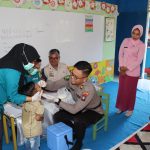 Meriahkan Hari Anak Nasional, Polresta Tanjungpinang Gelar Vaksinasi Polio, Selasa (23/07/24) /f.dok.Hms.